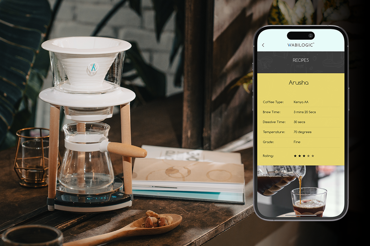 Fine-tune your brew in a snap by referencing the elements on the screen, including time, ratio, extraction, temperature, and brew patterns