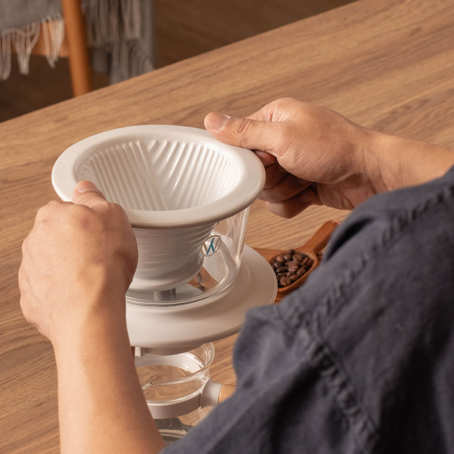 Wabilogic™ Senz V™ Ceramic Intenso Dripper - close up