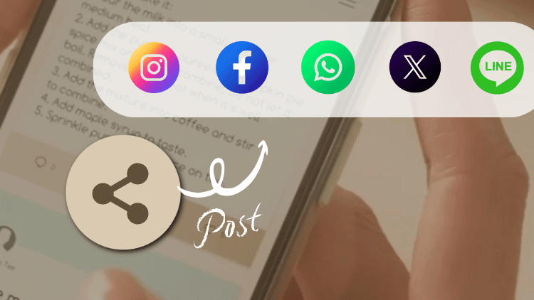One-Tap Social Sharing